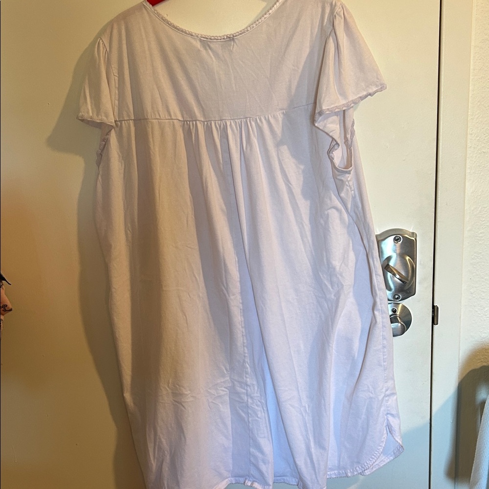 Miss Elaine Light Pink Embroidered Nightgown - Picture 4 of 4